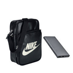 Torebka męska firmy Nike i powerbank dla Adama